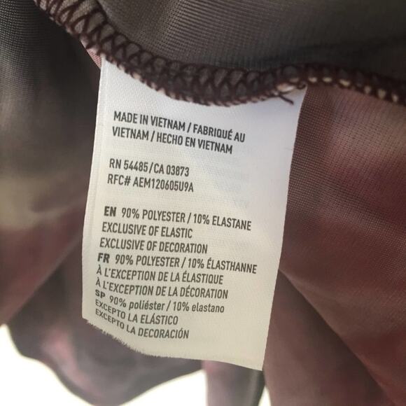 AMERICAN EAGLE OUTFITTERS Crushed Velvet Off Shoulder Top MEDIUM Tie Dye Fall - Picture 7 of 7